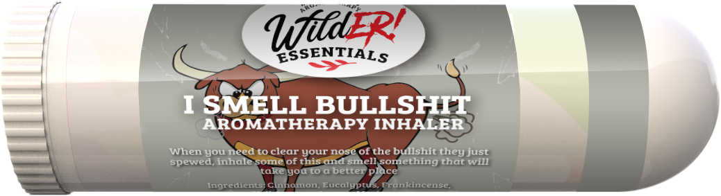 Aromatherapy Inhalers I Smell Bullshit (Warm, Uplifting aroma)