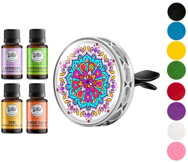 Car Vent Diffusers With Oils MANDALA