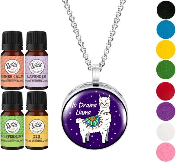 Necklace Diffusers With Oils NO DRAMA LLAMA